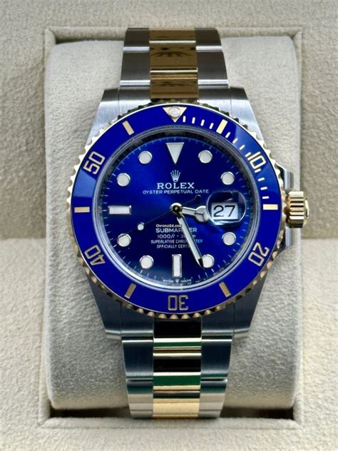 bluesy rolex 2023|Rolex submariner 126613lb for sale.